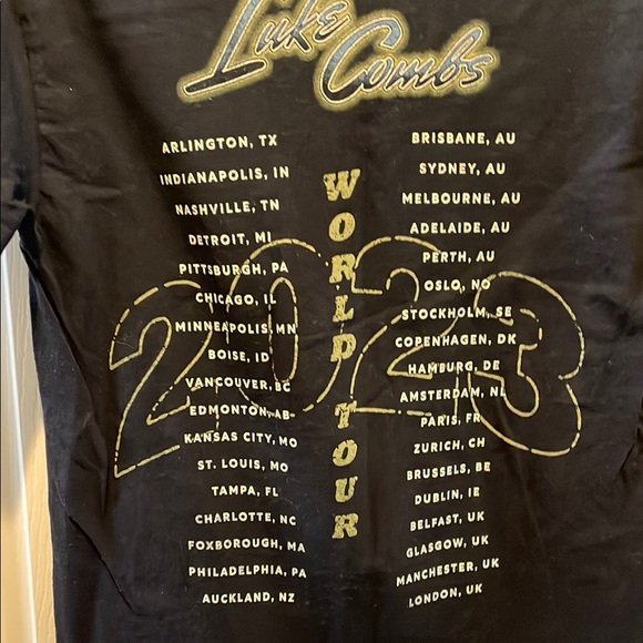 Luke Combs 2023 Concert T-shirt - Size S - Picture 4 of 5